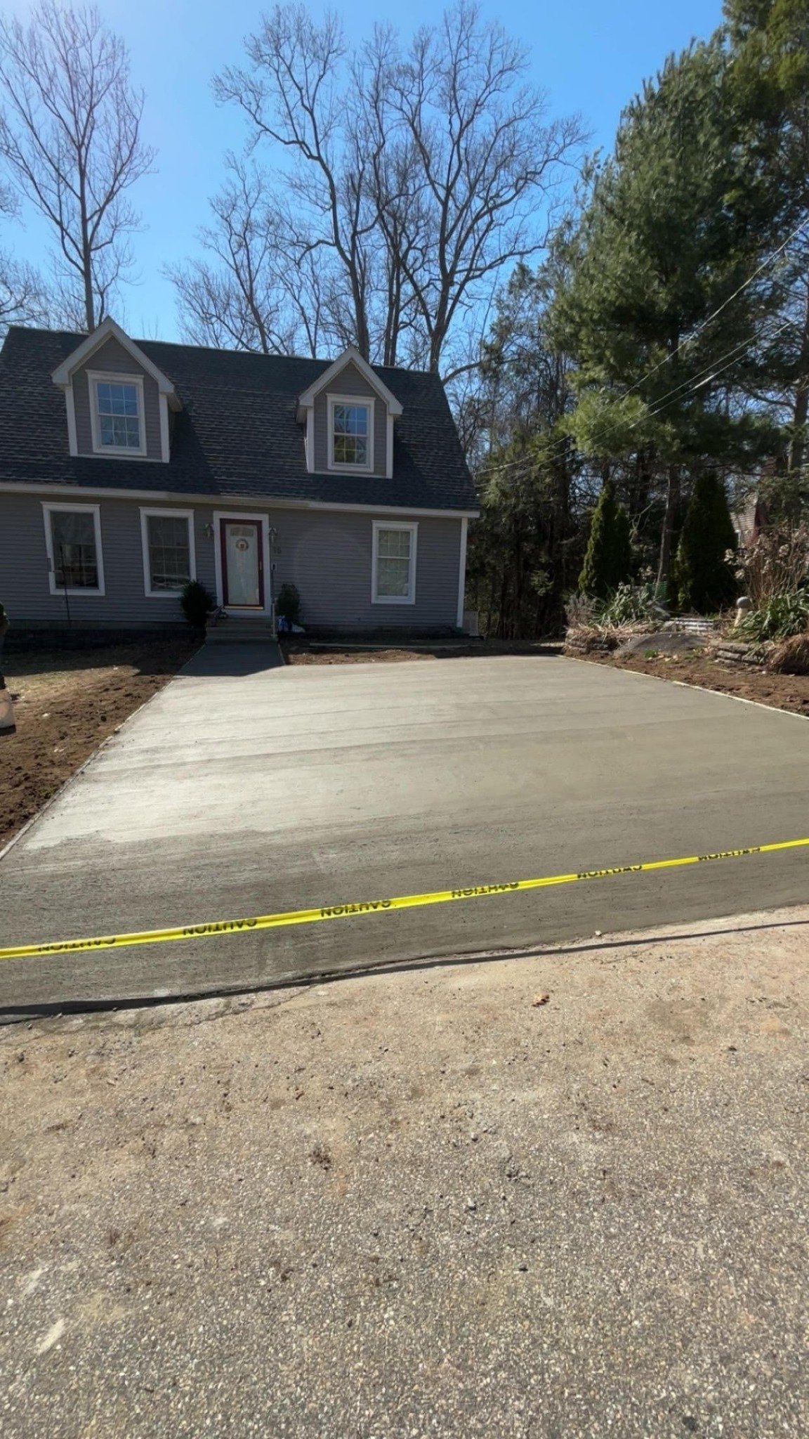 Concrete installation project